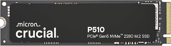 Crucial P510 1TB PCIe Gen5 CT1000P510SSD