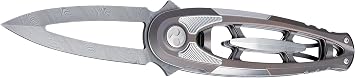 CRKT Hirin Folding Pocket Knife: Every Day Carry, Limited Edition Plain, Liner Lock, Titanium 5042B