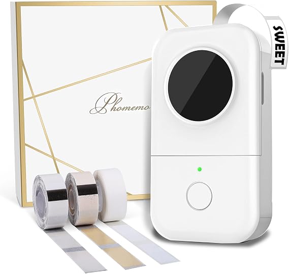 Phomemo Label Maker Machine with Tape D30 Label Printer-with 3 Roll