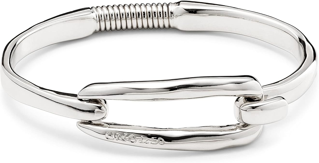 Uno de 50 AMARRADO Rigid Bracelet with Link-Shaped Clasp, Designed & Handcrafted in Spain