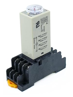 H3Y-4 0-10S Power OnTime Delay Relay Timer DPDT 14Pins H3Y-4 DC12V DC24V AC110V AC220V Size : AC110V
