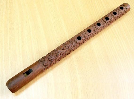 Craft Land Handcrafted Wooden Fluit/Bansuri Woodwind Flute Musical Mouth Instrument