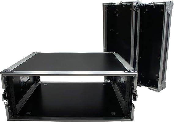 Harmony Audio Cases HC4UAD DJ Flight Amp 4U Rack Space Road Travel Amplifier Case