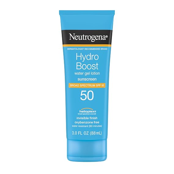 Neutrogena Hydro Boost Water Gel Sunscreen SPF 50, 3 fl oz