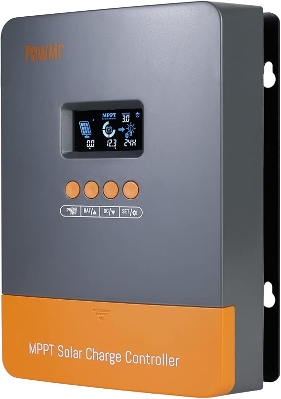 MPPT Solar Charge Controller 60AMP, for 12V/24V/36V/48V Auto, MAX 160V 2800W Input, 150V w/LCD Display, for Lead-Acid Lithium Battery -- Parallel Version