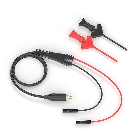 Universal Oscilloscope Probe with Accessories Kit 100MHz Oscilloscope Clip Probes with BNC to Test Lead Kit (Black&red Set)