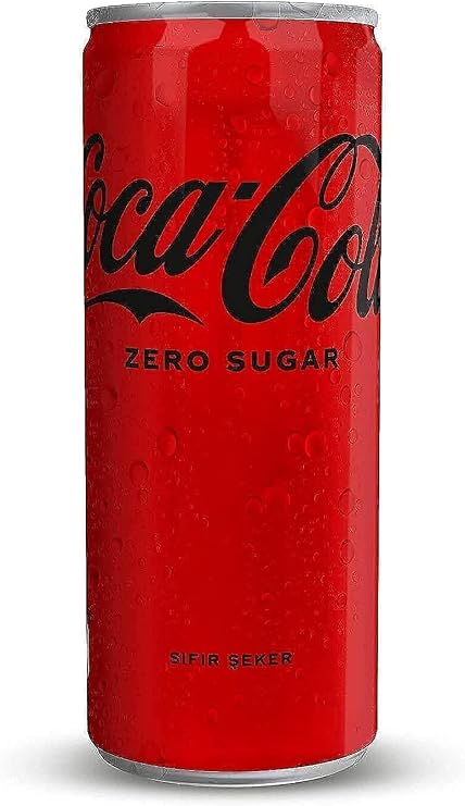 COCA-COLA ZERO SUGAR CAN 250ML, 24'lü