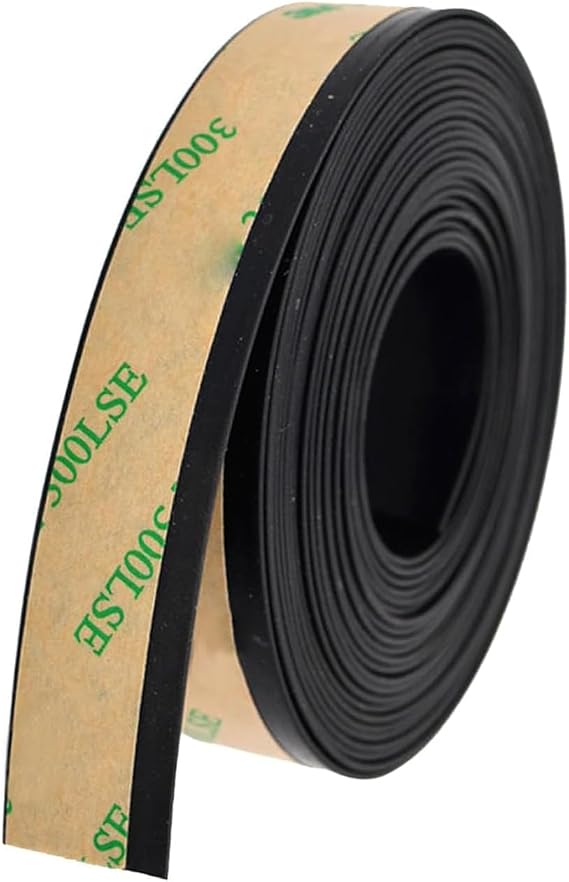 4 PCS Car Window Seal Strip, 13.12FT Waterproof Rubber Sealing Strip, Self-Adhesive Window Trim, Universal for Car Front Rear Windshield, Door (Black)