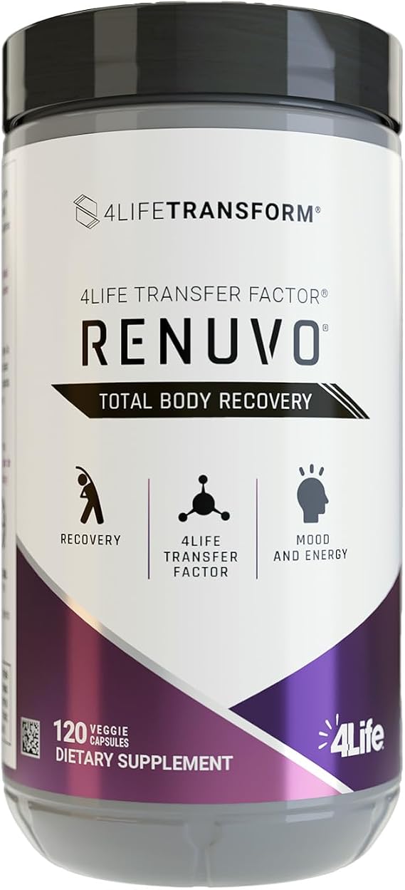 4Life Transfer Factor Renuvo Adaptogenic Ashwagandha Turmeric Supplement
