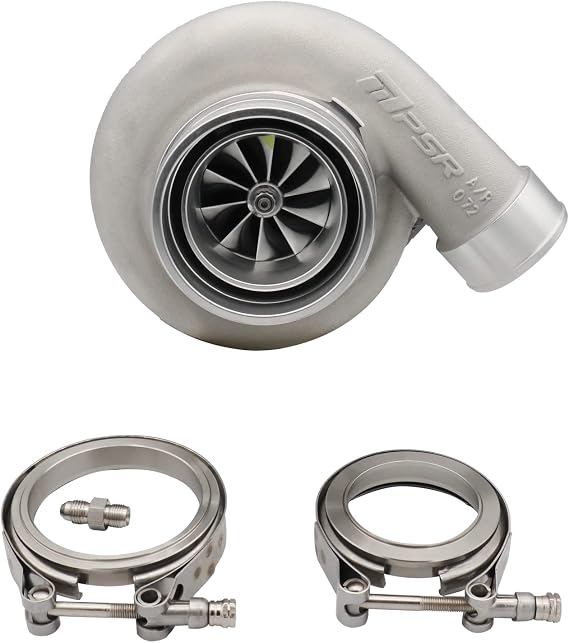 PULSAR GTX3584RS GEN2 Turbocharger Stainless Steel Dual V-BAND Outlet 0.64A/R Turbine Housing