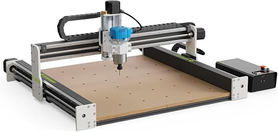 Cnc Router Machine 5050, Custom-Made 710W 6000-30000 RPM Trim Router Spindle, Linear Rails and Ball Screws on 3-axis, Engraving Milling Machine for Metal Wood Acrylic Leather etc.