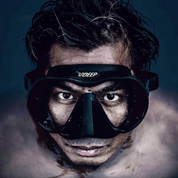Radical Scuba Diving Mask - Black