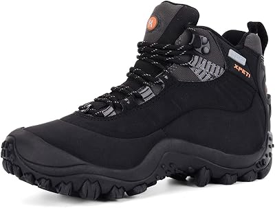 Womens Hiking Boots Lightweight Waterproof Hunting Boots, Ankle Support, High-Traction Grip, Black2, 9.5