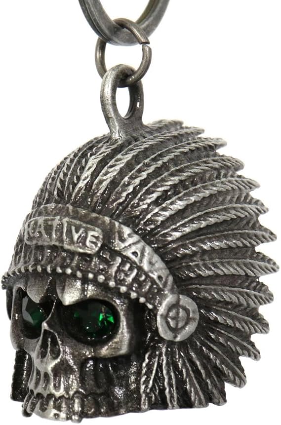 Milwaukee Leather Motorcycle Good Luck Bell | Key Chain Accessory for Bikers | MLB90XX