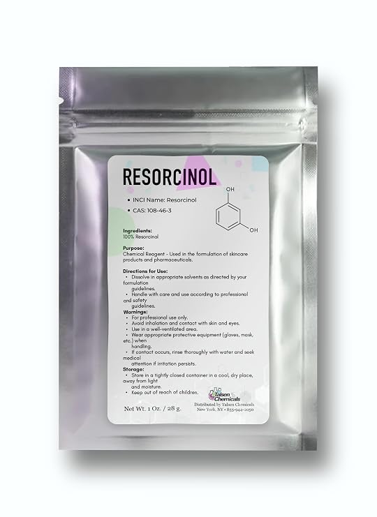 Pure Resorcinol Cosmetic Grade - 1 Oz / 28 g - Organic Resorcinol Powder - Chemical Ingredients In DIY Cosmetics, Personal Care and Beauty Formulations for Skin Care