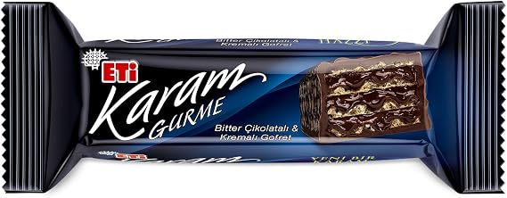 Eti Karam Gourmet Dark Chocolate Wafer 50 g x 24 Pieces
