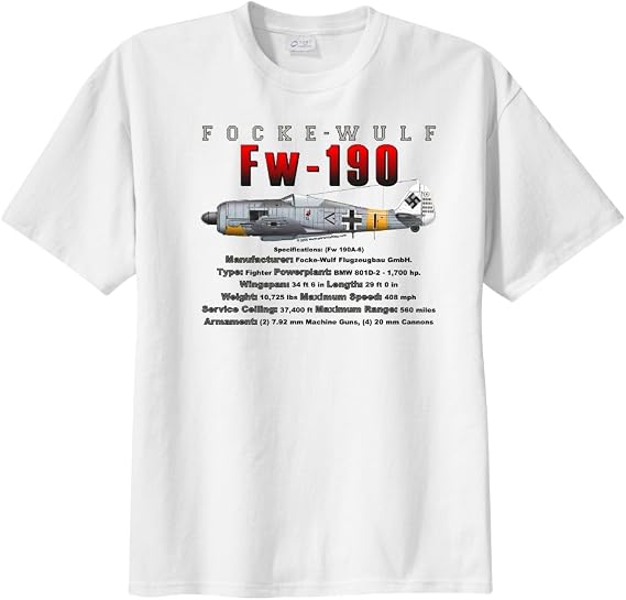 Fw-190 Short Sleeve T-Shirt