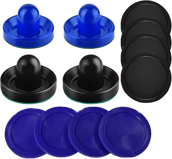 Air Hockey Pucks and Pushers Replacement Set, Table Accessories