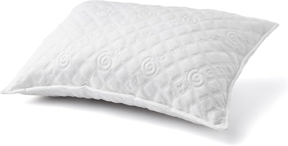 Gravity Blanket Memory Foam Pillow - Premium Shredded Foam Bed Pillows for Sleeping with Adjustable Fill - Pillow with Zippered Pillowcase for Side & Back Sleepers - Machine Washable