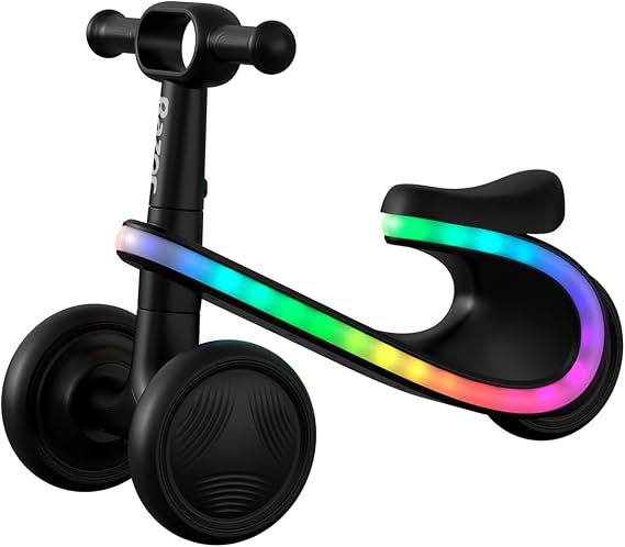 Razor Scooter Lightwave Kick Scooter | Classic Seated Balance Bike (Black)