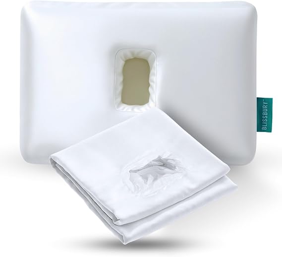 BLISSBURY Single Ear Hole Pillow CASE (Satin)