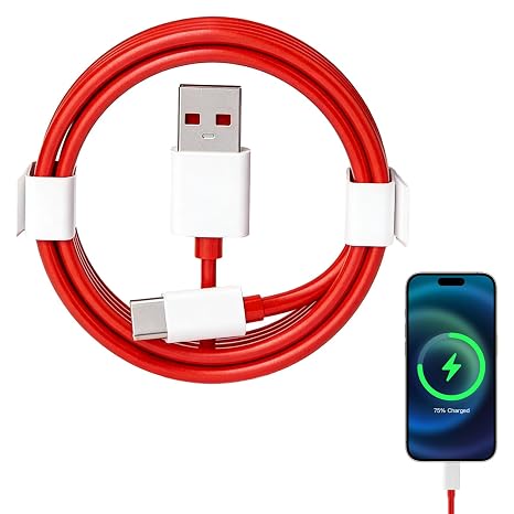 2M Super Fast USB C Charging Cable for OnePlus,100W USB to Type-C Cable for OnePlus Nord Series,Charger Cord for OnePlus 11/10 Pro/Nord 2T/8/7 Pro/7T/6T/6/5T/5