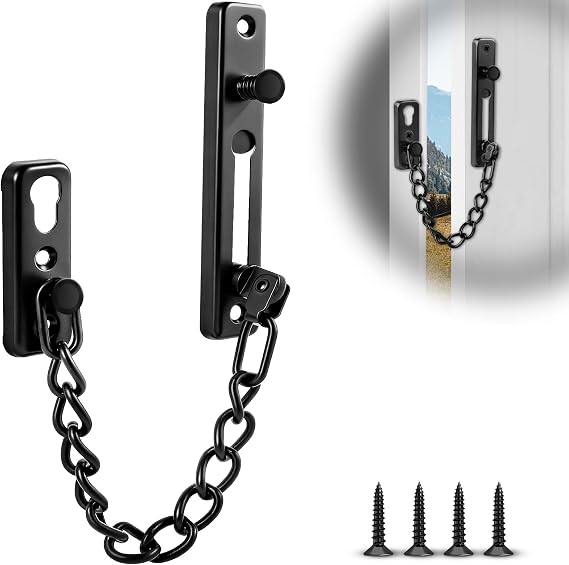 Security Door Chain Lock Heavy Duty Stainless Steel Anti-Theft