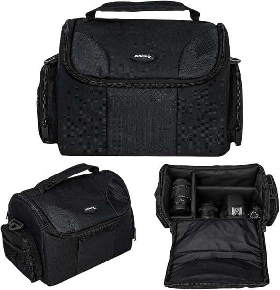 Ultimaxx Large Carrying Case/Gadget Bag for Sony,Nikon, Canon, Olympus, Pentax, Panasonic, Samsung & Many More SLR Cameras & Camcorders