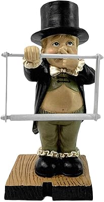 Toilet Butler Statue, Resin Boy Holding Nose Figures, Funny Gentleman Shape Tissue Holder, Bathroom Paper Holder, Modern Sculptures Home Decor for Shelf Table Desk