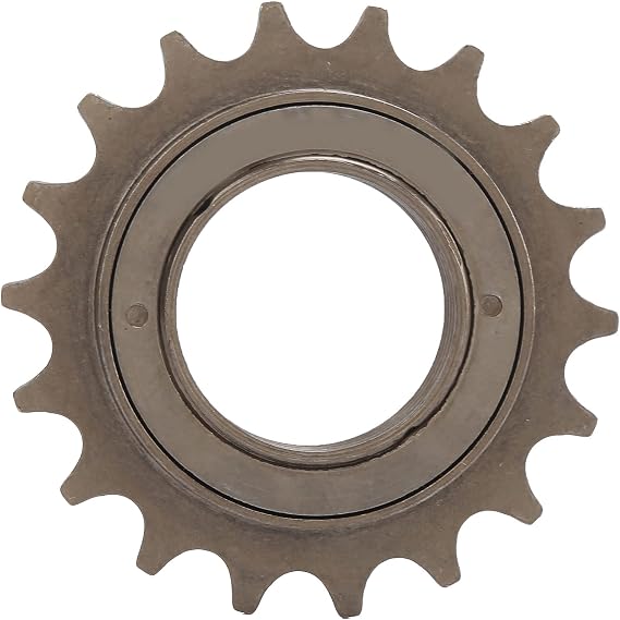 HERCHR Bicycle Freewheel, 34mm/1.3in Run Smoothly Riding Effortlessly Rotate Lightly Freewheel 18T Rear Single Speed Flywheel for Single Speed Fold Bike