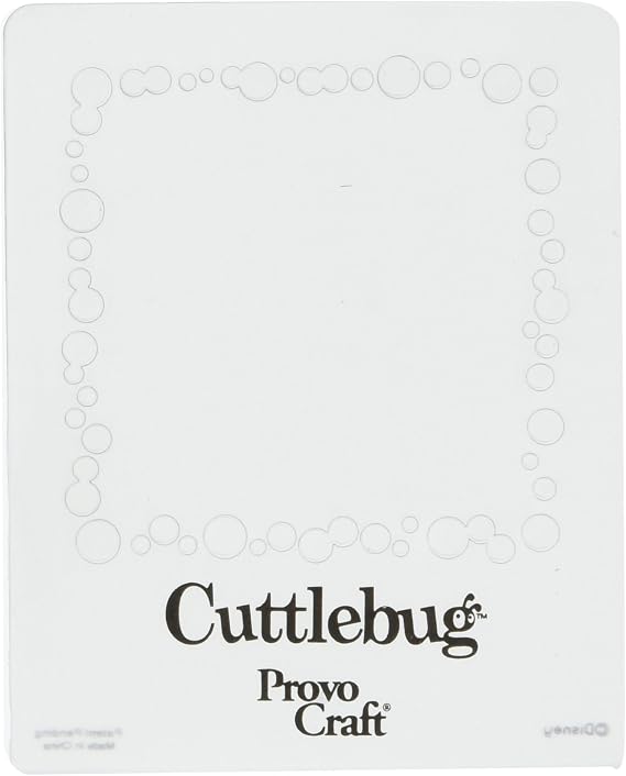 Provo Craft Cuttlebug 3-Inch-by-3-Inch Cut and Emboss, Bubble Frame
