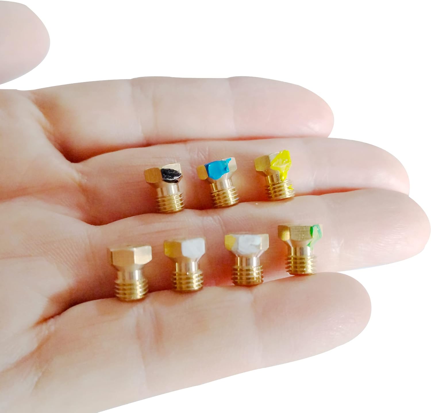 DG96-00340B LP Gas Conversion Kit Compatible with Samsung Gas Range Burner, Replaces DG96-00197A AP5917476 NX58H5600SS 3447647 PS9606645, 7 PCS, Brass