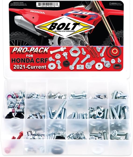 Bolt Motorcycle Hardware PRO-Pack CRF