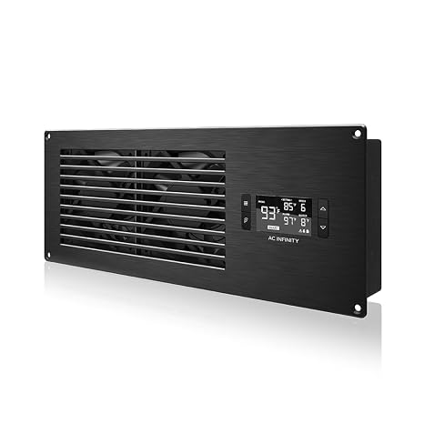 AC Infinity AIRFRAME T7 Black, High-Airflow Cooling Fan System 17"