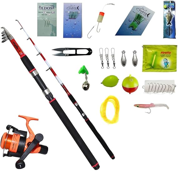 270 Cm Reed Machine Starter Fishing Rod Set Full Set Fishing Rod Set