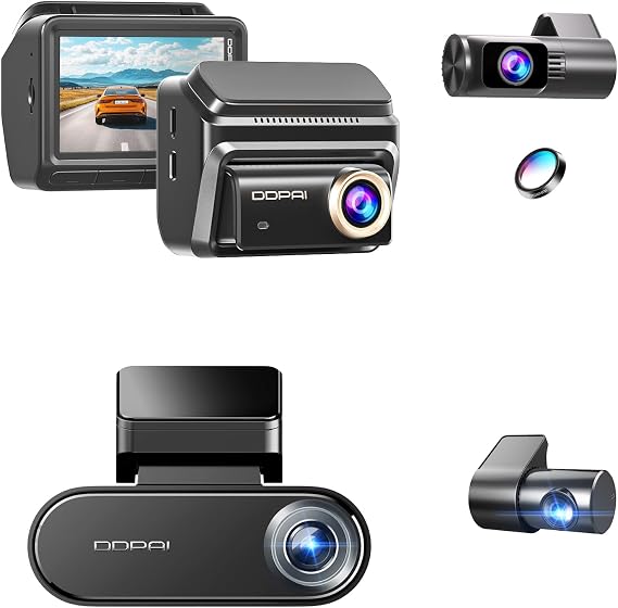 DDPAI Z90 Pro Dual Dash Cam & N5 Dual 4K Dual Dash Cam Front and Rear
