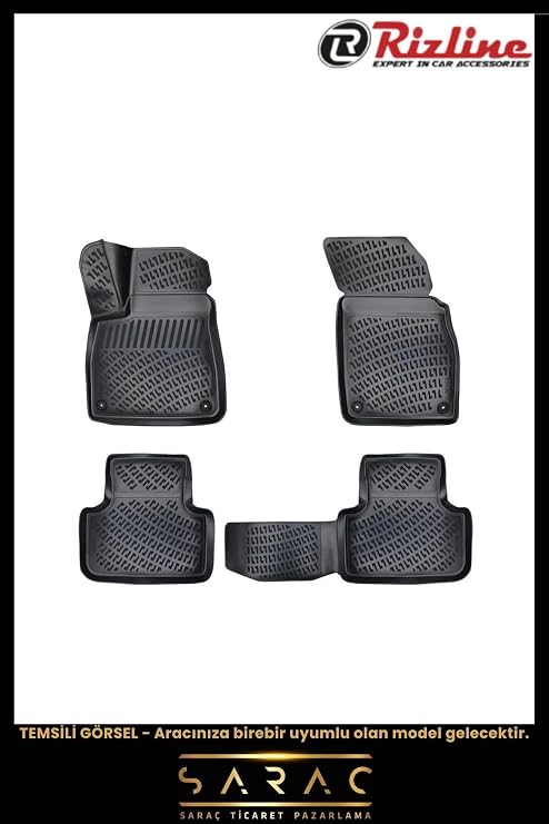 Rizline Suzuki Vitara 5 Kapı 2008 ile Uyumlu Model 3d Havuzlu Paspas