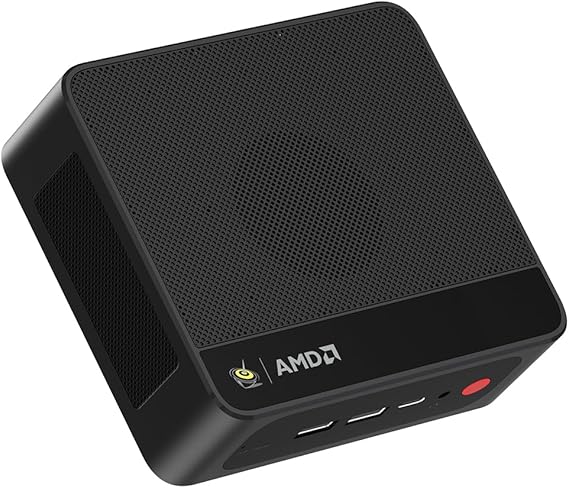 Beelink SER5 MAX Mini PC, Ryzen 7 7735HS 24GB LPDDR5+500G NVMe M.2 SSD