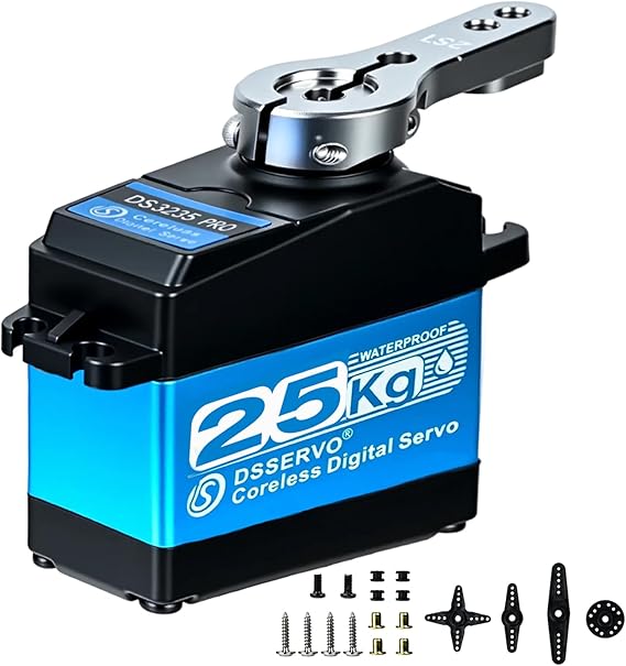 25kg RC Servo DS3225 PRO Metal Gear Waterproof High Torque Fast Digital Steering Motor 270 Degree