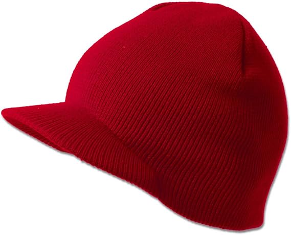 TOP HEADWEAR Solid Cuffless Beanie Visor