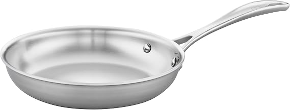 ZWILLING Spirit 3-ply 8-inch Fry Pan, Stainless Steel