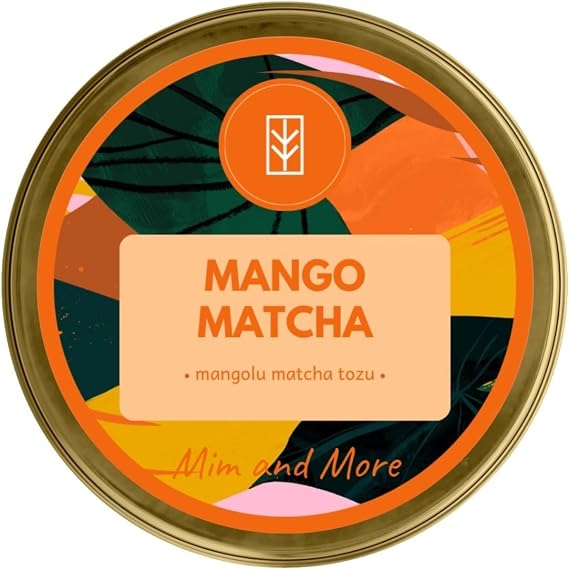 Mim and More Mango Matcha - Mango Flavored Matcha, 25 Gr