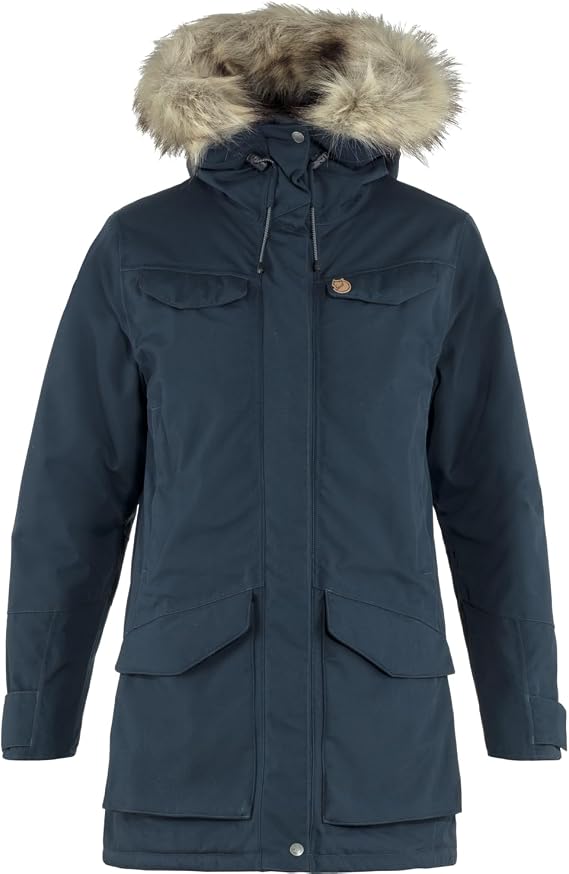 Fjallraven Nuuk Parka Women's Coat - Insulated Waterproof Durable Winter Jacket for Outdoor Wear