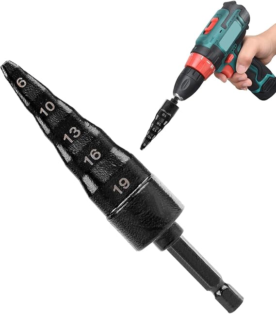 Swaging Drill Set Copper Tubing Tool | Effective Multi-Functional Copper Flaring Tool - Swaging Tool Copper Pipe Expander with Hexagonal Handle for Air Conditioner Repair