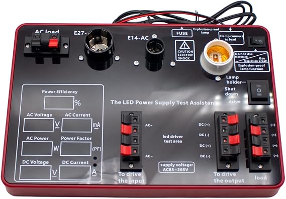 LED Power Tester Display Device Led Driven Detector LED lamp Bulb Power Test Repair Tool (A)
