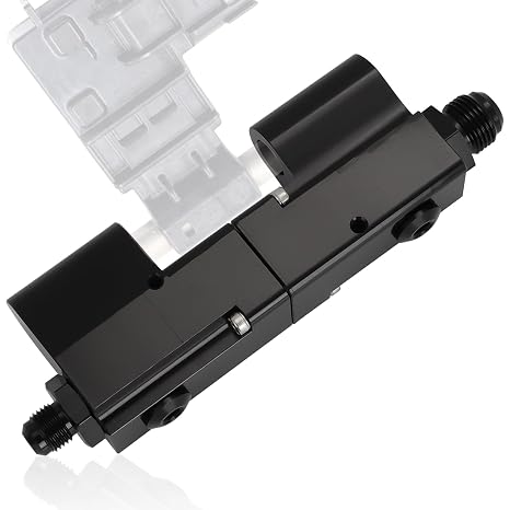 E85 Universal Flex Fuel Sensor Adapter Kit, Bypass Module, Solid Billet 6061 Aluminum Material 6AN 8AN Splitter