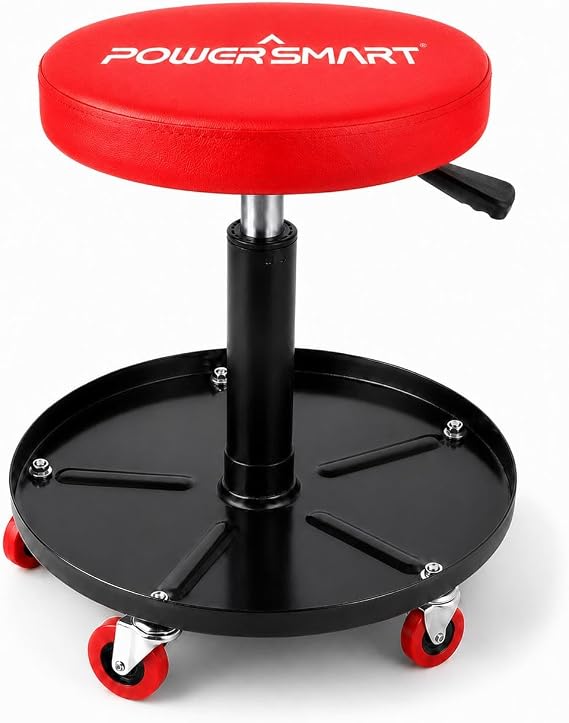 PowerSmart 330 LBS Capacity Roller Seat with 18"-23" Adjustable Height