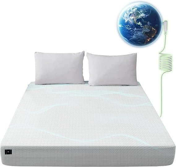 Grounding Sheets Queen,12% Pure Silver,Grounded Bed Sheet,Grounding Fitted Sheet with Deep Pockets,Improved Sleep,Earth Connecting Bedding (Beige,Queen)