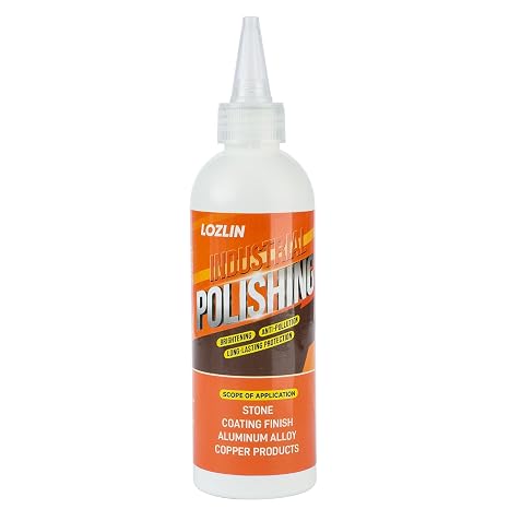 LOZLIN Polishing Paste, Granite Marble Quartz Countertop Scratch Remover, Stainless Steel Metal Repair Cream, High Gloss Mirror Finish for Home Stone Surface Renovation Care
