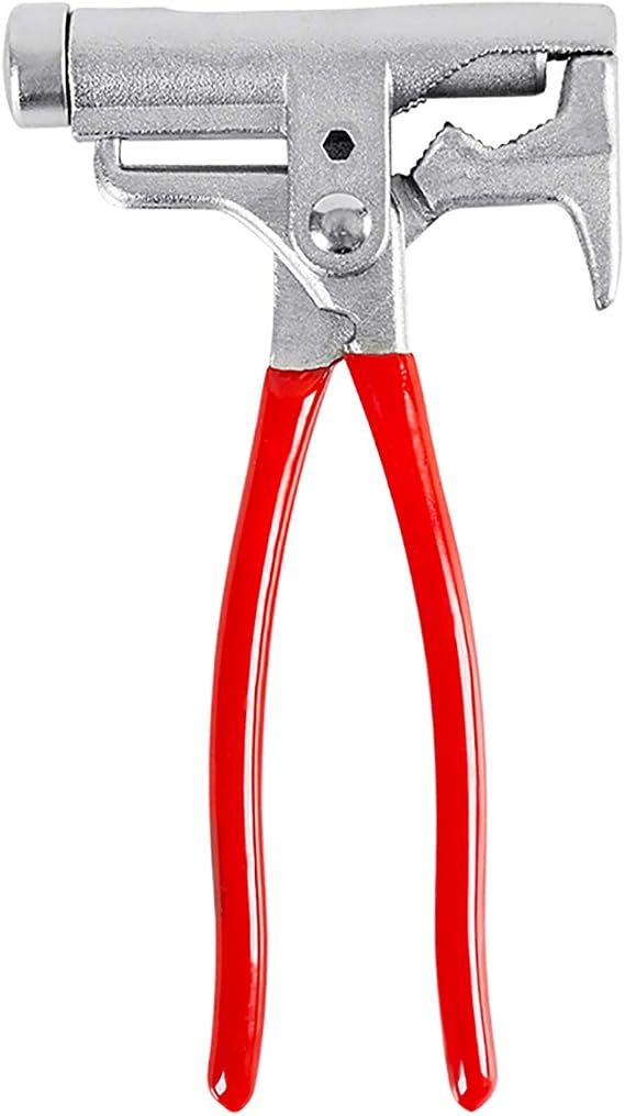Universal hammer,SIUKE 10-in-1 Hammer Pocket Multitool Multifunctional Pliers Multiuse Tool with Carpenter Hammer Screwdriver Nail Pliers/Puller Pipe Monkey Wrench Wire Cutter for Camping Emergencies